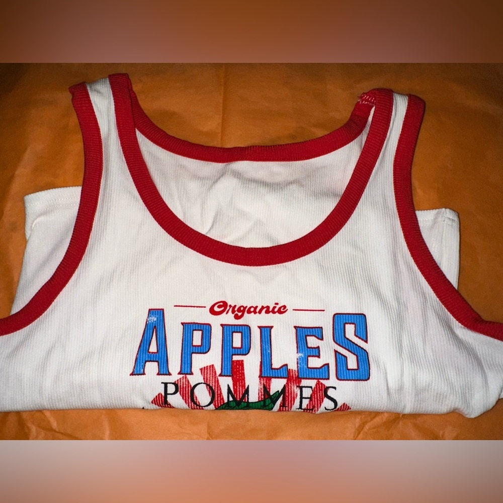 Organic Apples Crop Top Shirt - Picture 5 of 9